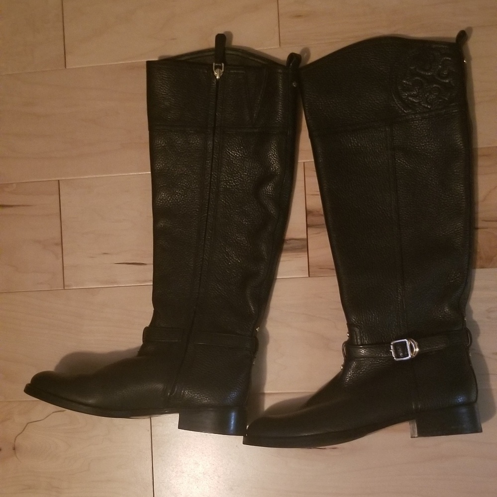 TORY BURCH GENUINE LEATHER BOOTS KNEE LENGTH